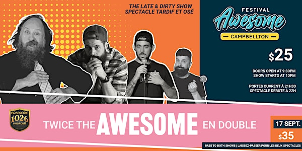 Twice the Awesome! The Late & Dirty Show (Part deux) | Brasserie 1026 Bar & Grill