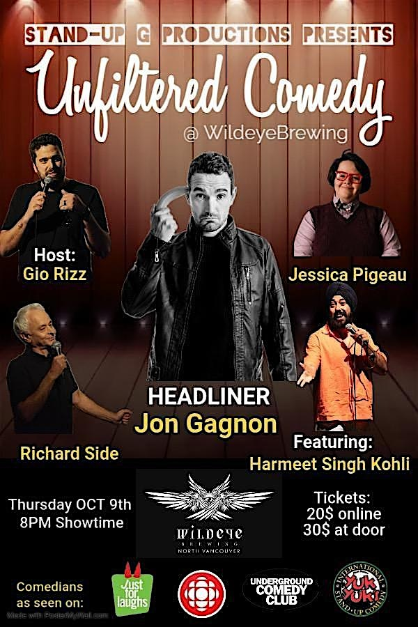 Unfiltered Comedy | Wildeye Brewing