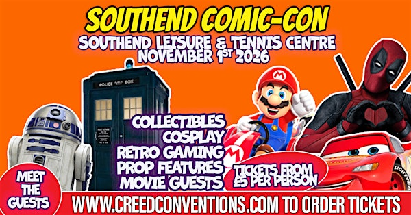 Southend Comic Con | Southend Leisure & Tennis Centre