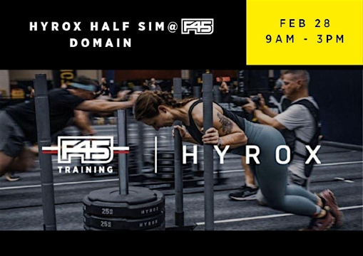 HYROX  Half Sim @F45 Training Domain | F45 Training Domain
