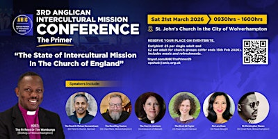 3RD ANGLICAN INTERCULTURAL MISSION CONFERENCE: The Primer | The Church of St. John in the Square
