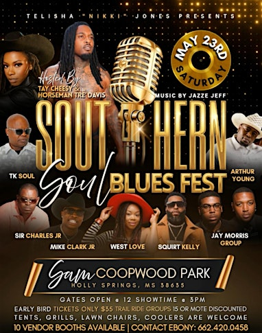 Nikki jones presents “Memorial Day Southern Soul  Blues Fest” | Sam Coopwood Park