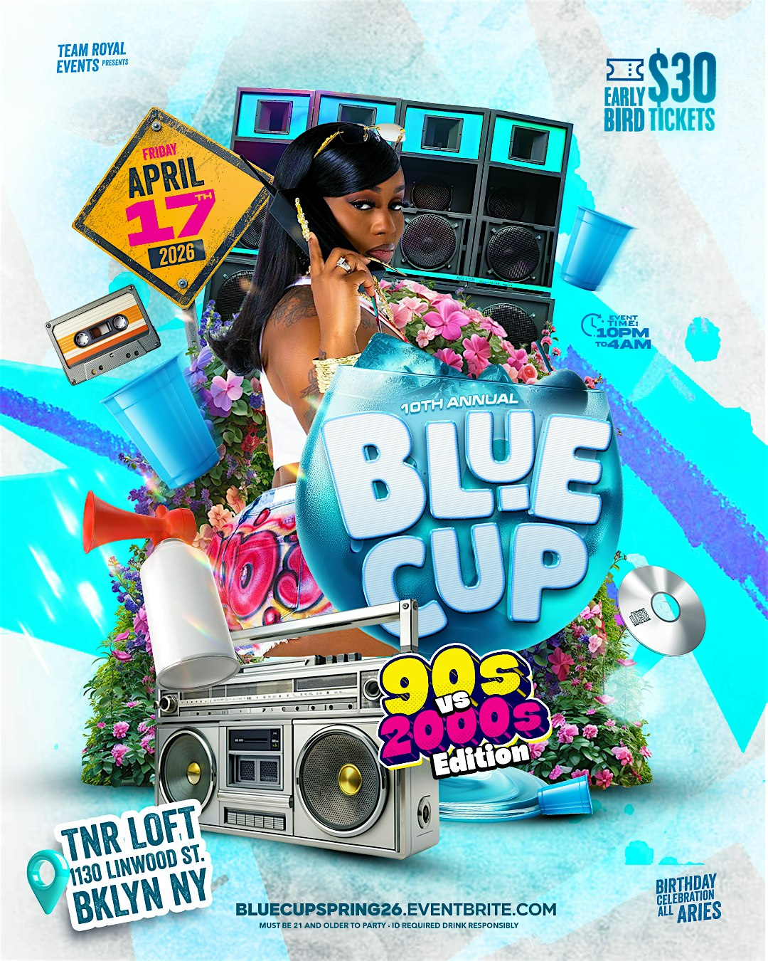 BLUE CUP 10th Anniversary 90s Meets 2000's Edition | TNR LOFT