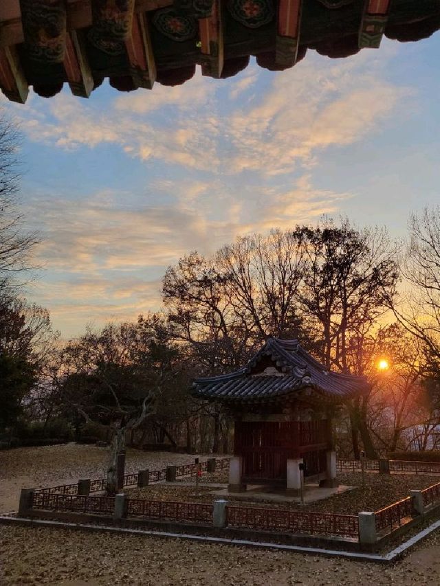 해 질 무렵 방문하기 좋은 전주 오목대