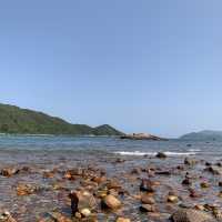 連島沙洲海中央的天使之路