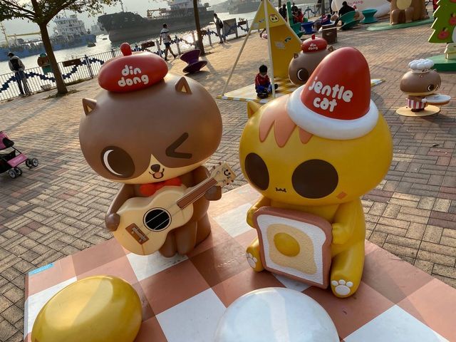 din dong打卡點@荃灣海濱公園