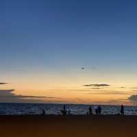 ชายหาดจอมเทียนยามเย็น พัทยา