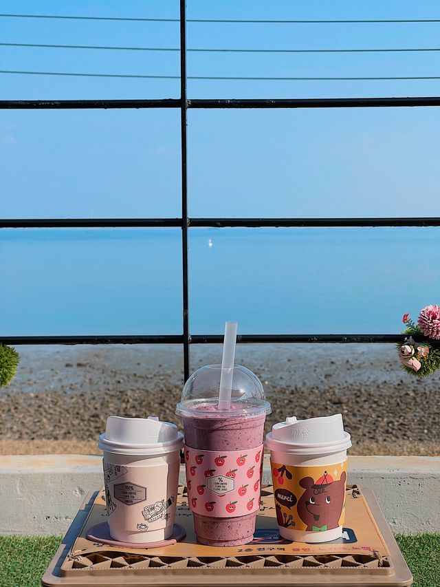 섬카페, 좋은날 💙 오션뷰 카페