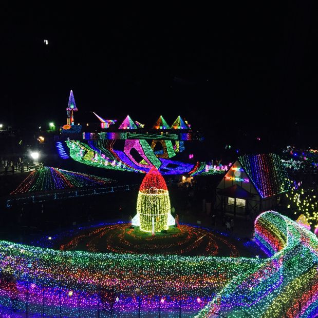 The most famous Illumination park in Japan