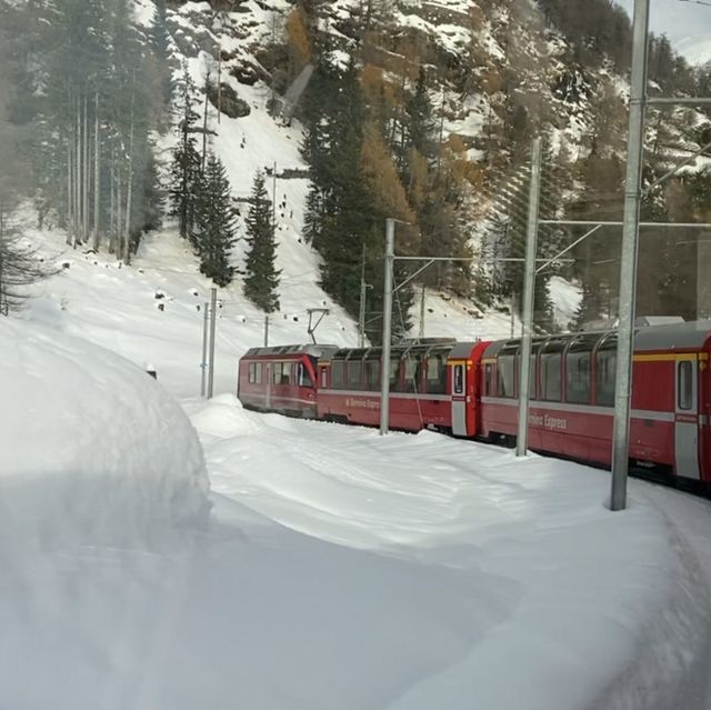 Bernina - most scenic train in the world 