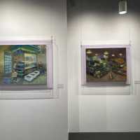 去蘭桂坊睇畫展🎨