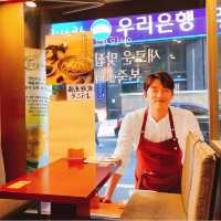 韓国旅行 明洞 疲れた時はお粥をテイクアウト 本粥
