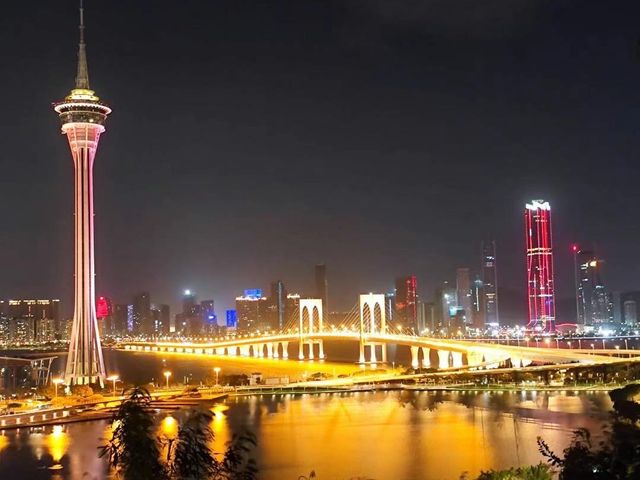 Night view Macau Peninsula 