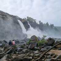 The Bottom Of Athirapilly Waterfalls