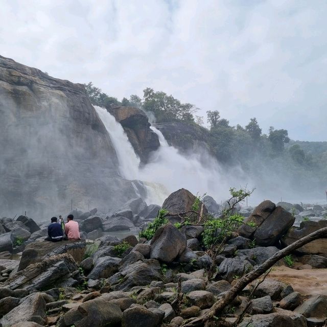 The Bottom Of Athirapilly Waterfalls