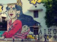 Beautiful Art District in Delhi, India 