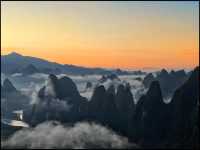 Sunrise at Yangshuo Mountain Retreat 