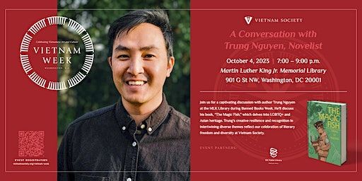 A Conversation with Trung Nguyen, Novelist | Martin Luther King Jr. Memorial Library, G Street Northwest, Washington, DC, USA