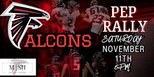 Falcons Pep Rally - Saturday Before the Game | McFadden's Restaurant and Saloon