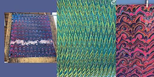 The One with Experiential Marbling | Book Arts Lab, MacOdrum Library, Carlton University