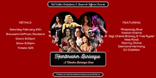 Heartbreaker Burlesque: A Valentine Burlesque Show | Brauwerk Hoffman Rockland