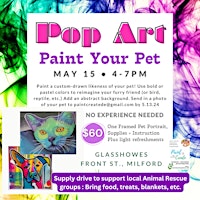 Pop Art Paint Your Pet Class | Glasshowes