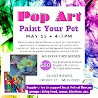 Pop Art Paint Your Pet Class | Glasshowes