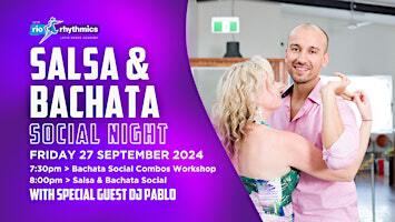 Friday Night Salsa + Bachata Social // with Bachata Social Combos Workshop | Rio Rhythmics Latin Dance Academy