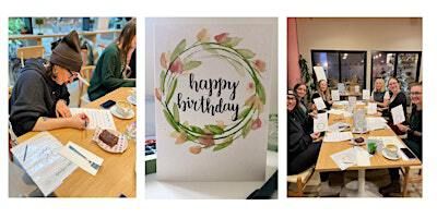 Calligraphy & Watercolour 'Cards for the Year' workshop | Never Enough Thyme