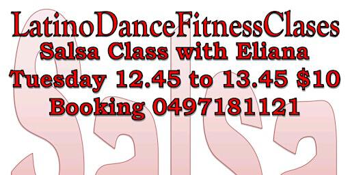Salsa Class With Eliana At Brisbane City Hall Basement With Eliana | Brisbane City Hall