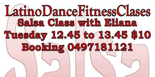 Salsa Class With Eliana At Brisbane City Hall Basement With Eliana | Brisbane City Hall