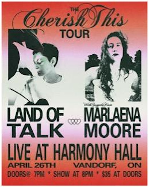 LAND OF TALK The Cherish This Tour with Marlaena Moore | Harmony Hall