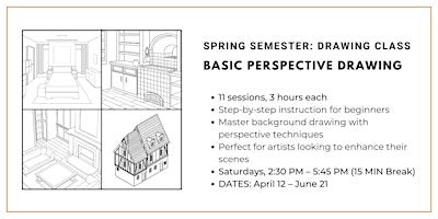 Basic Perspective Drawing Class | Wallack's Art Supplies and Framing
