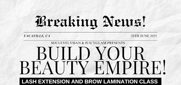Beauty Empire Lash & Brow Class | 300 Crescent Dr