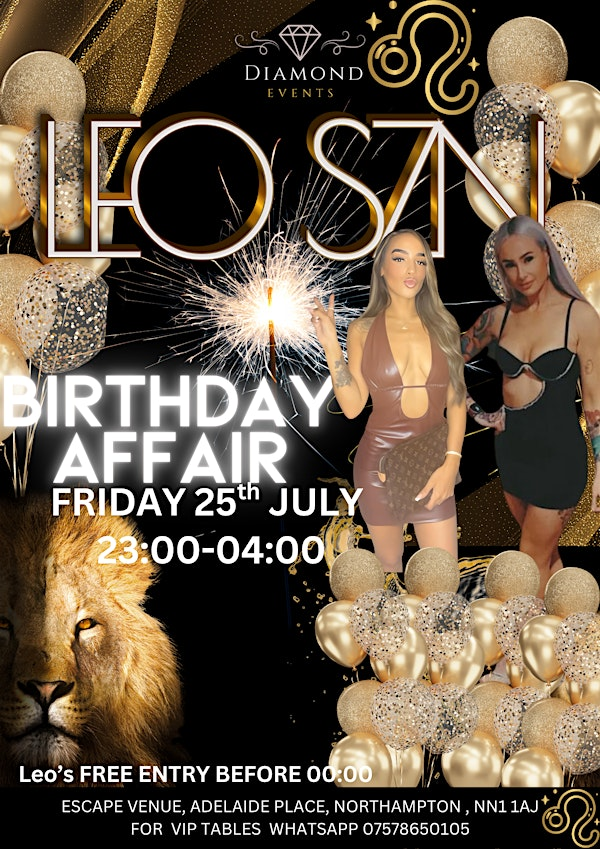 Leo Season Birthday Affair | Escape Venue