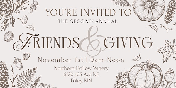 Friends&Giving Event | Northern Hollow Winery