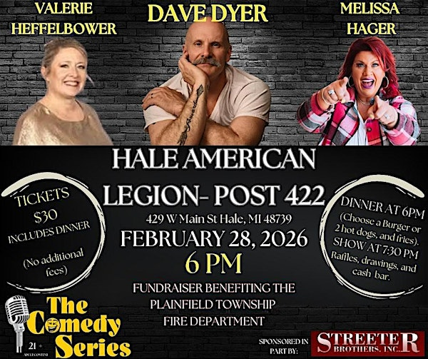 Fundraiser Comedy Show- American Legion Post 422- Hale | American Legion