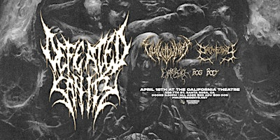 Defeated Sanity at The California Theatre | The California Theatre of Santa Rosa