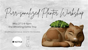 Purr-sonalized Planter Workshop | The Whistling Kettle
