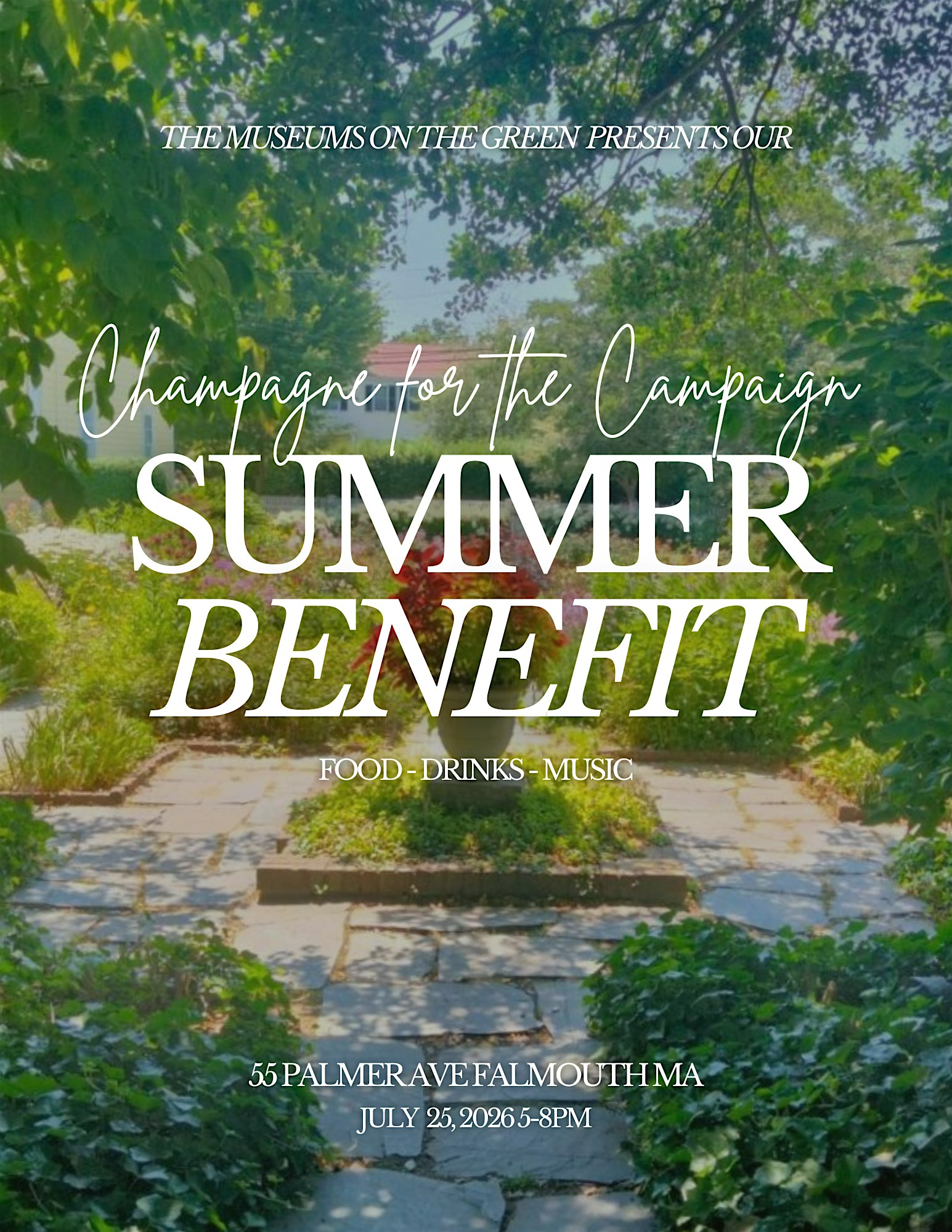 Champagne for the Campaign Summer Benefit | Falmouth Historical Society