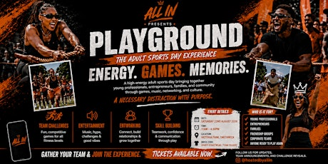 Playground -Adult sports day | Victoria Park