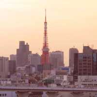 Spectacular Sunset in Tokyo Bay