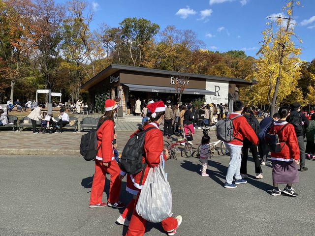 『大阪城公園』の『噴水広場』周辺