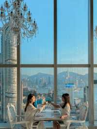香港｜不貴的高空浪漫西餐廳 好大片維港海景💙