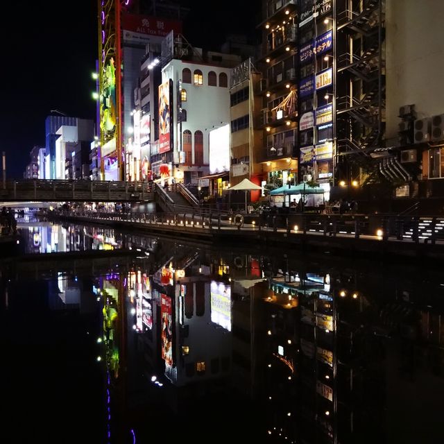 📸 도톤보리를 상징하는 포토존, 글리코 사인