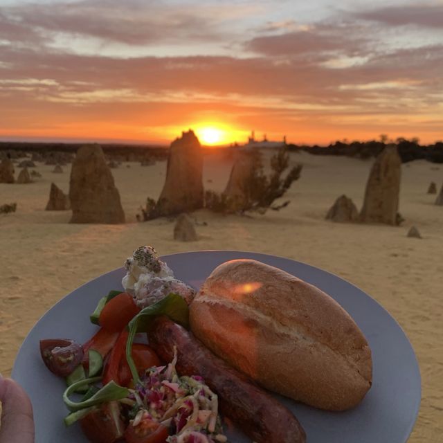 Sunset in the dunes + BBQ 🌅🇦🇺