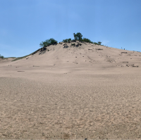 A most remarkable beach on Lake Michigan