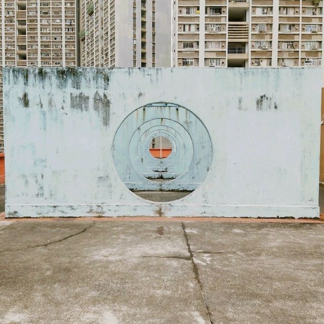 打卡遊～樂華南邨停車場天台