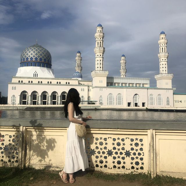 코타키나발루의 시원한 블루모스크 💙