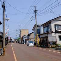 古い街並みの糸魚川